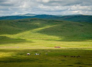 Mongolia, step, bezkres, przestrzeń