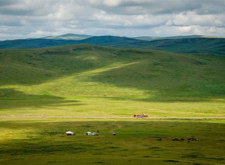 Mongolia, step, bezkres, przestrzeń