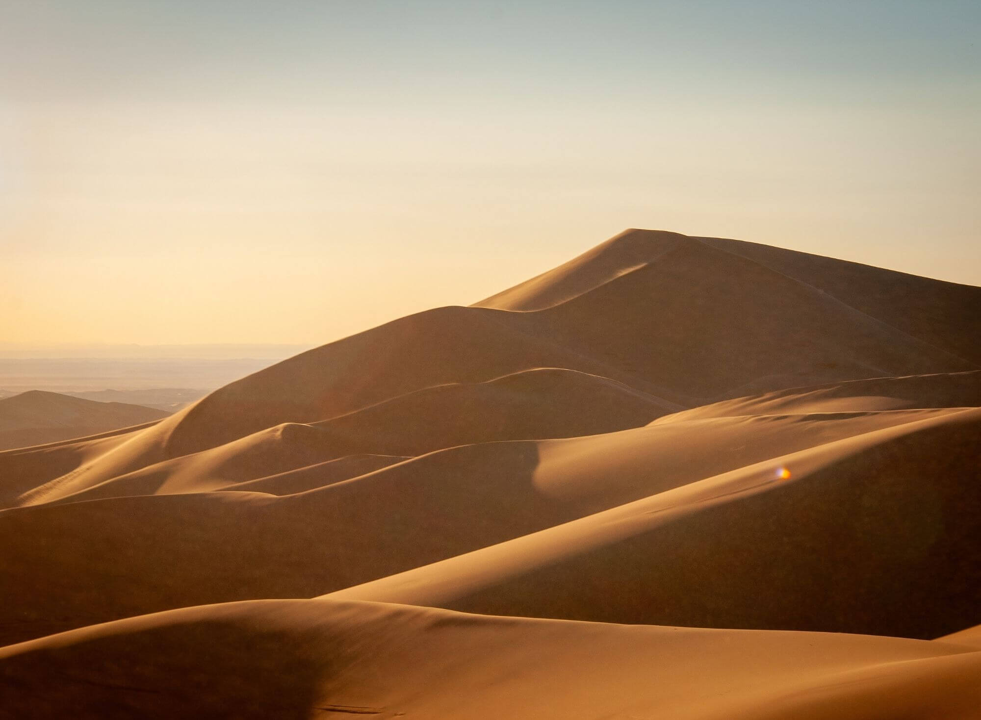Mongolia, Gobi, pustynia, wydmy, Khongoryn Ela