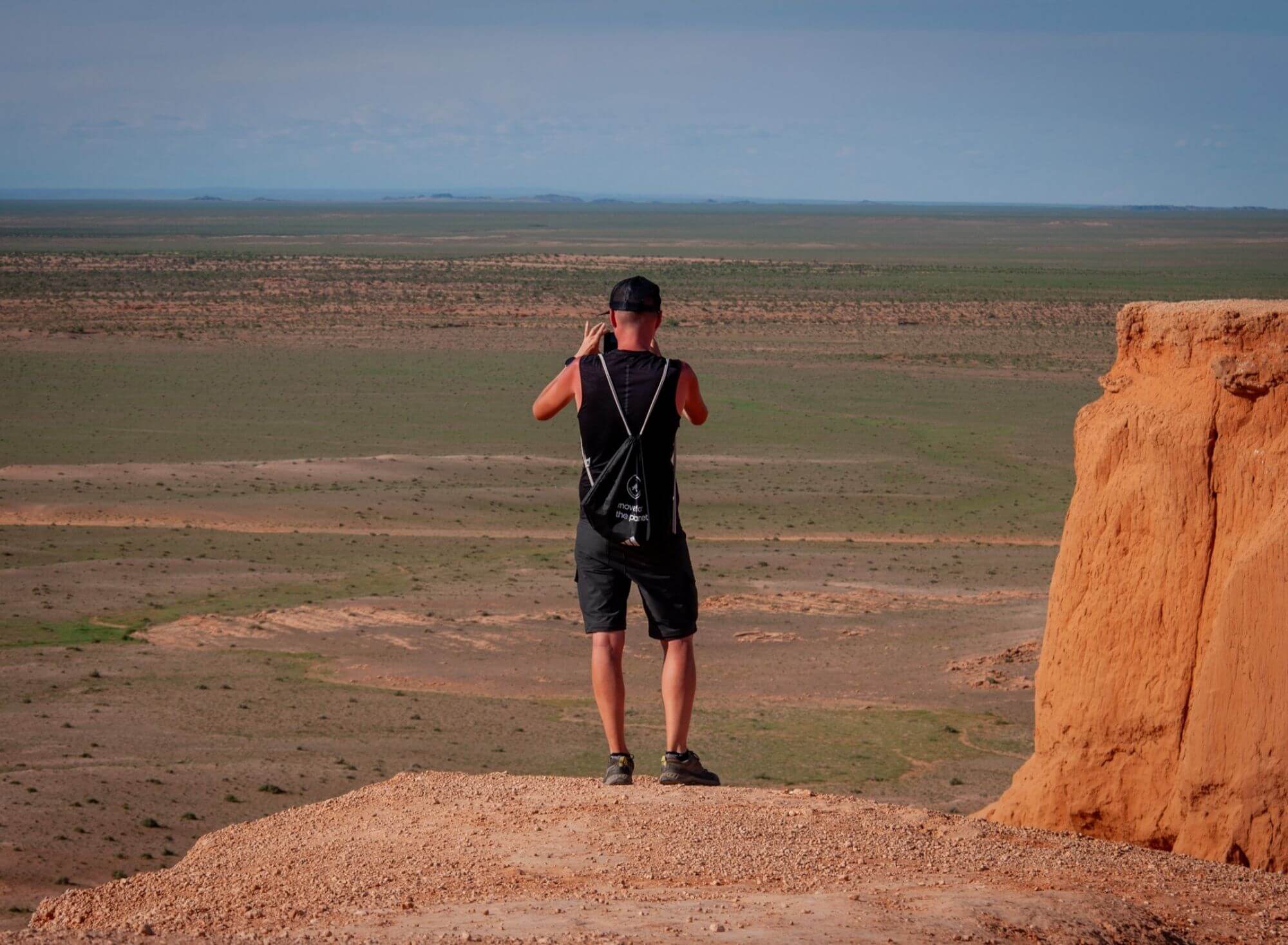 Bayanzag, Flaming Cliffs, Mongolia, Azja Centralna