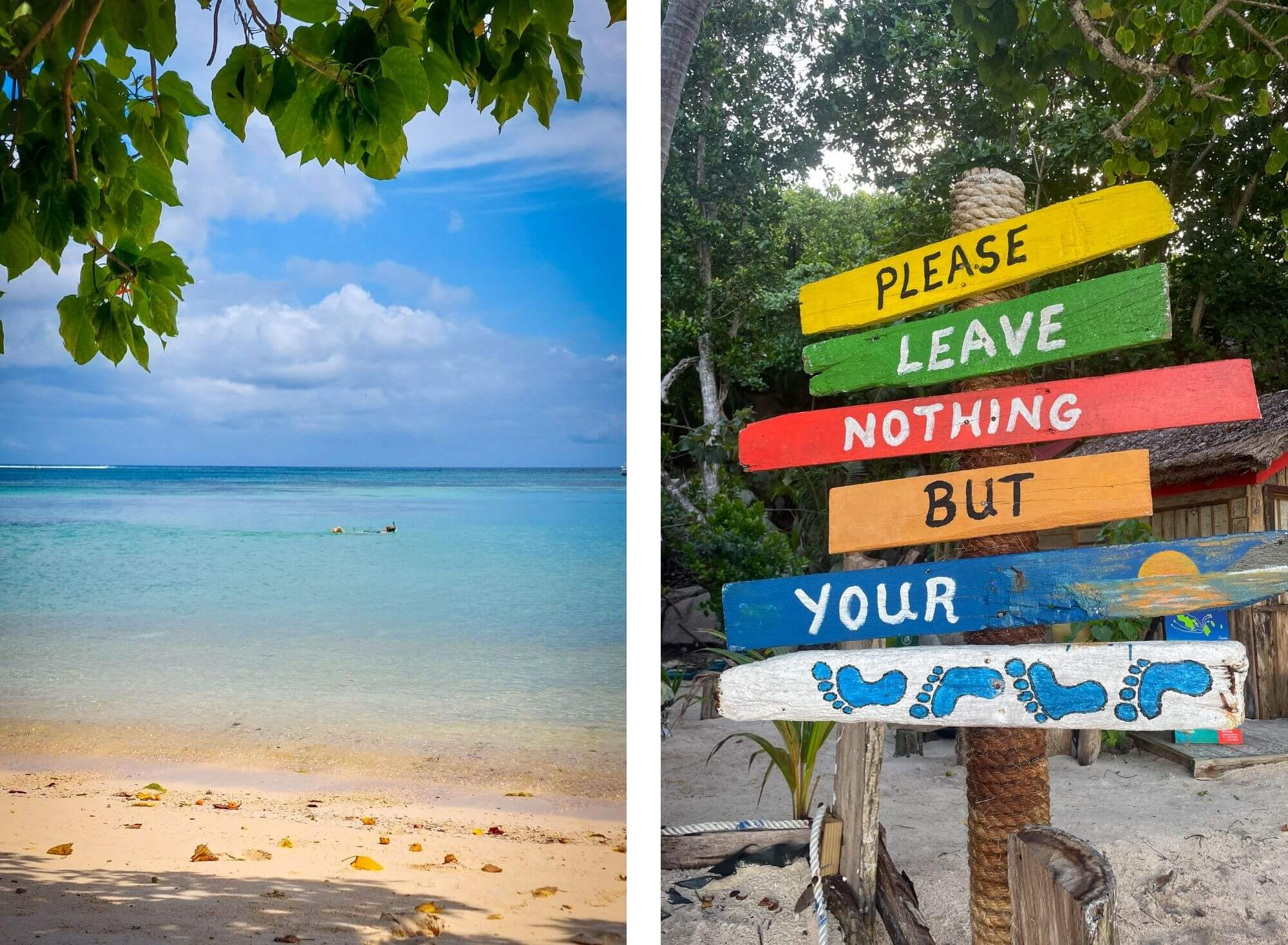 snorkling, plaża, Seszele