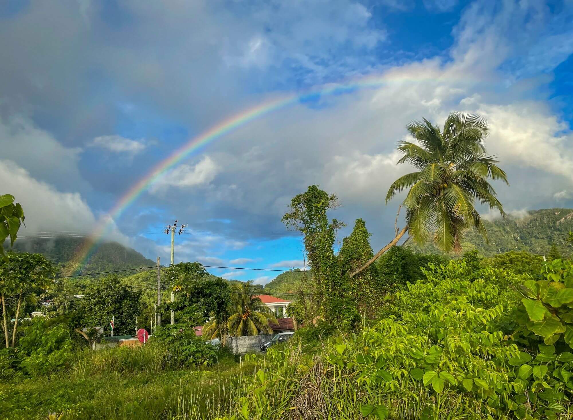 Seszele, Mahe, tęcza