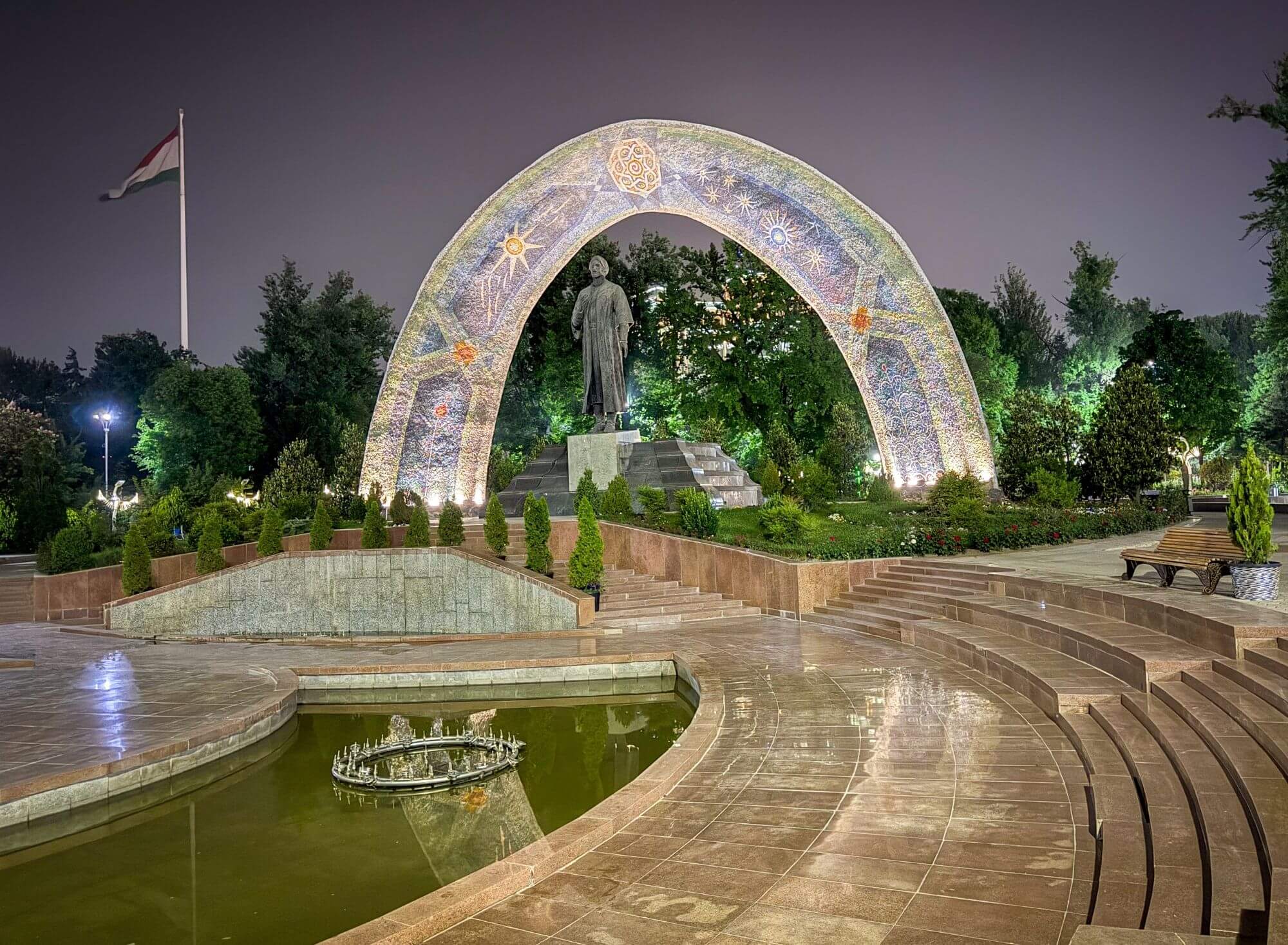 Tadżykistan, Dushanbe, Park Rudaki
